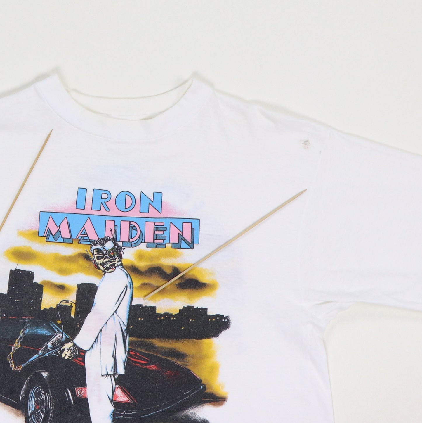 1987 Iron Maiden Vice Is Nice Tour Shirt