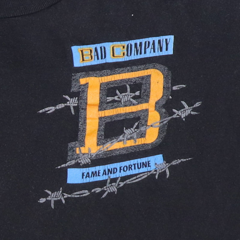 1986 Bad Company Fame & Fortune Tour Shirt