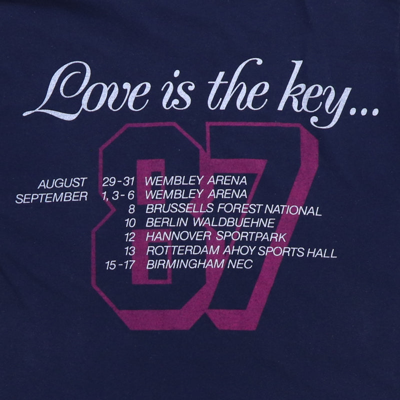 1987 Stevie Wonder Love Is The Key Tour Shirt