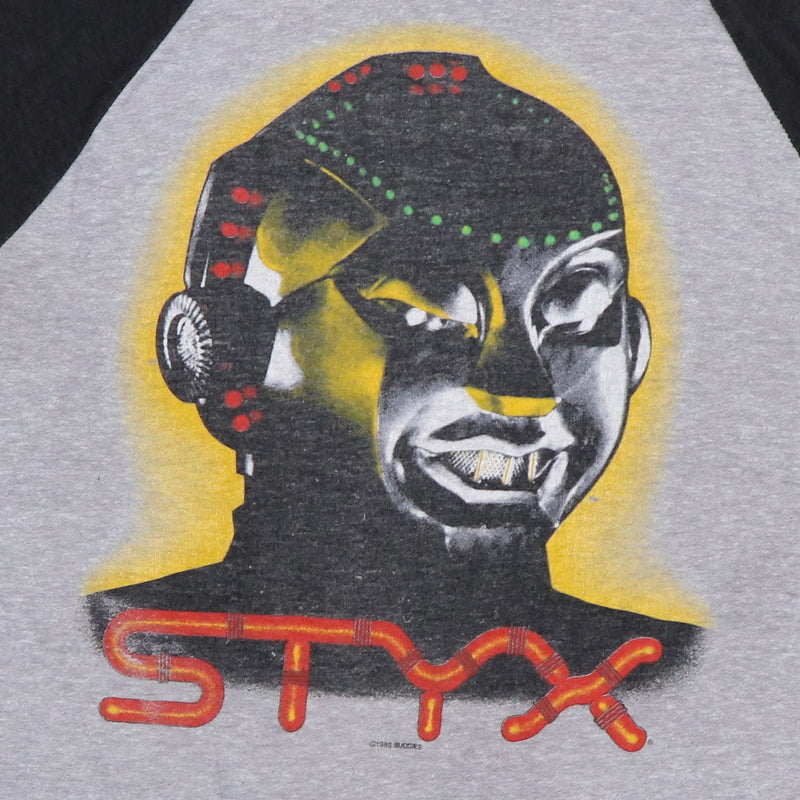 1983 Styx Kilroy Was Here Tour Jersey Shirt Detail