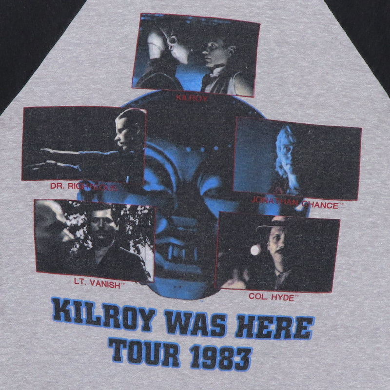 1983 Styx Kilroy Was Here Tour Jersey Shirt Detail