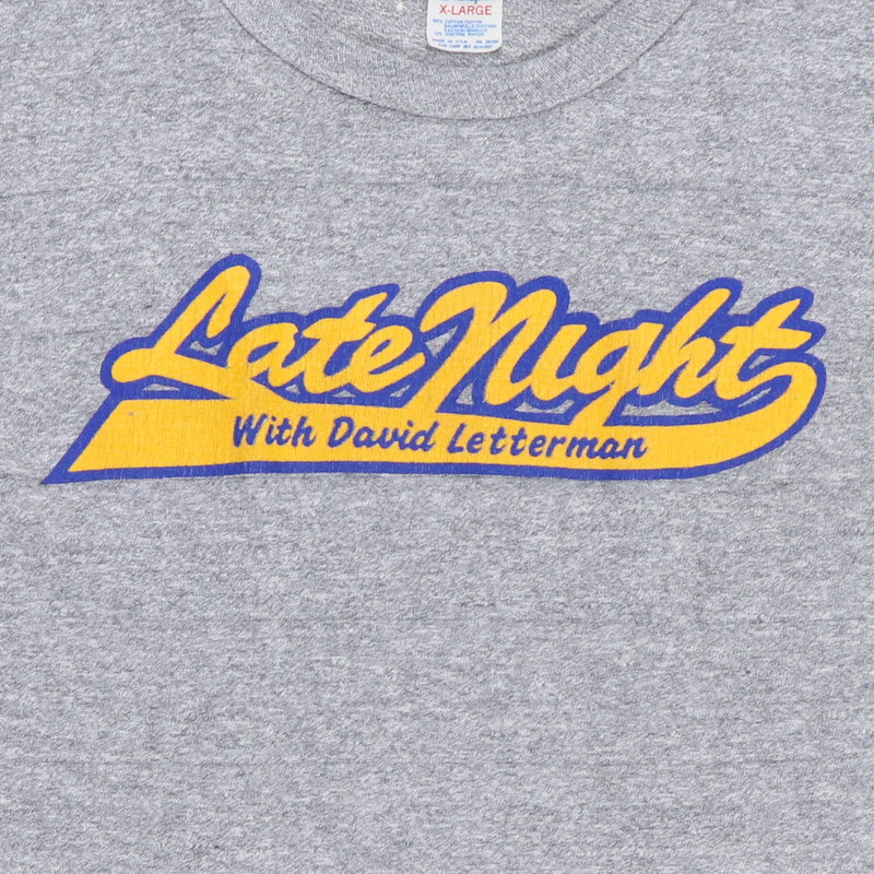 1980s Late Night With David Letterman Champion Shirt