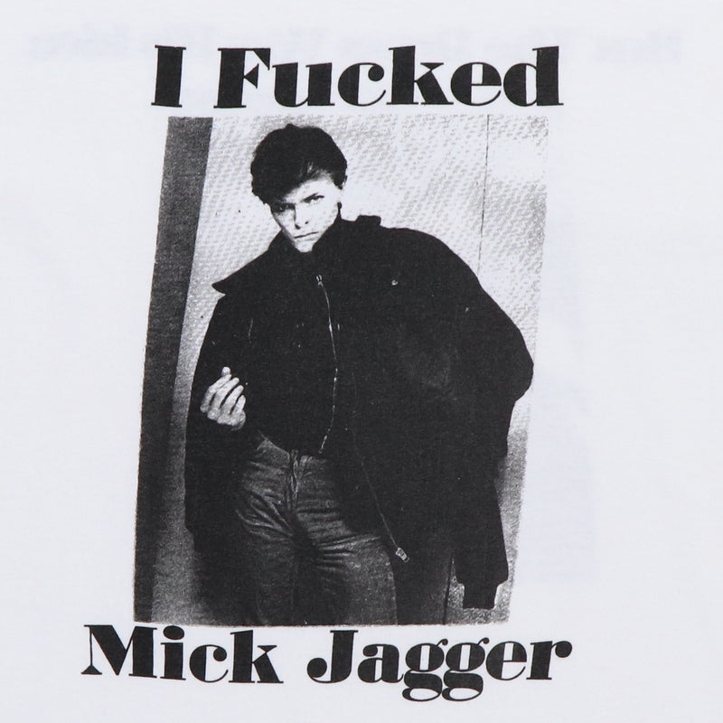 1990s I Fucked Mick Jagger David Bowie Shirt