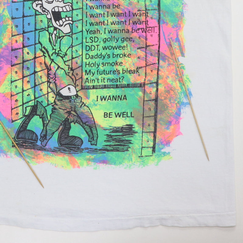 1990 Ramones I Wanna Be Well Escape From New York Tour Shirt