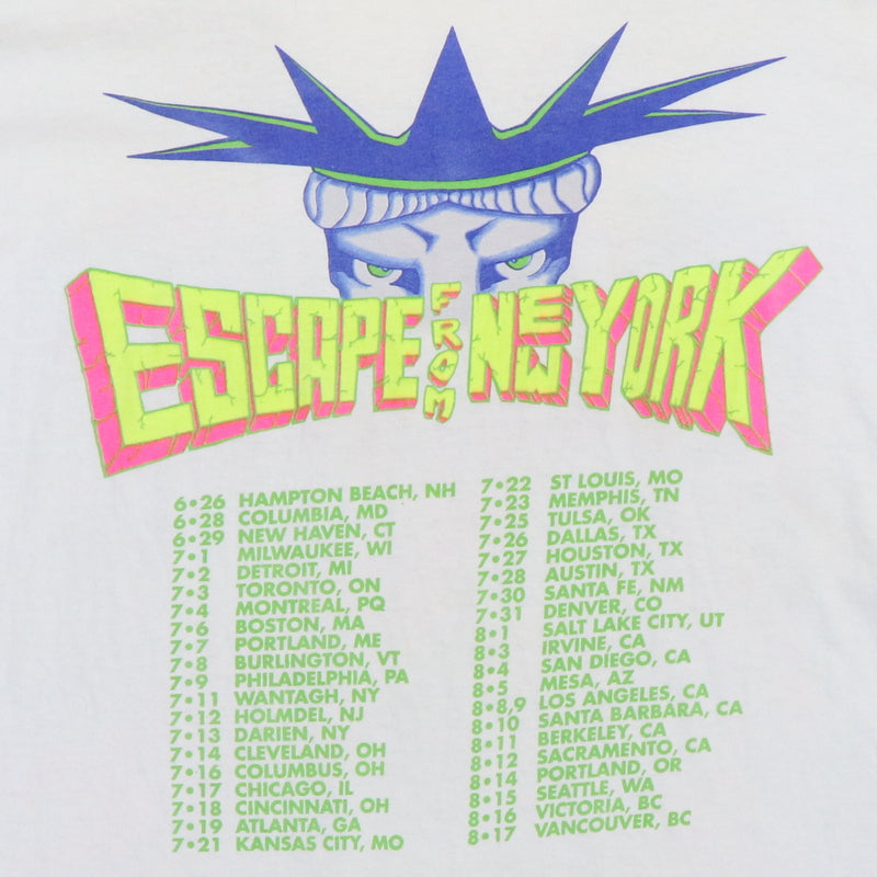 1990 Ramones I Wanna Be Well Escape From New York Tour Shirt