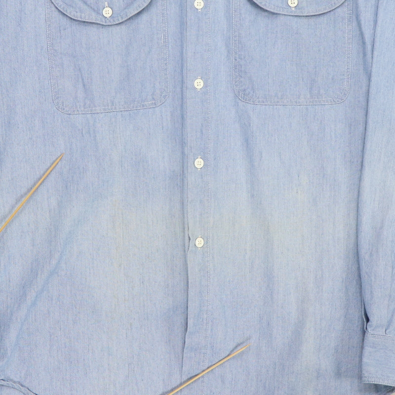 1990s U2 Live Denim Button Up Shirt