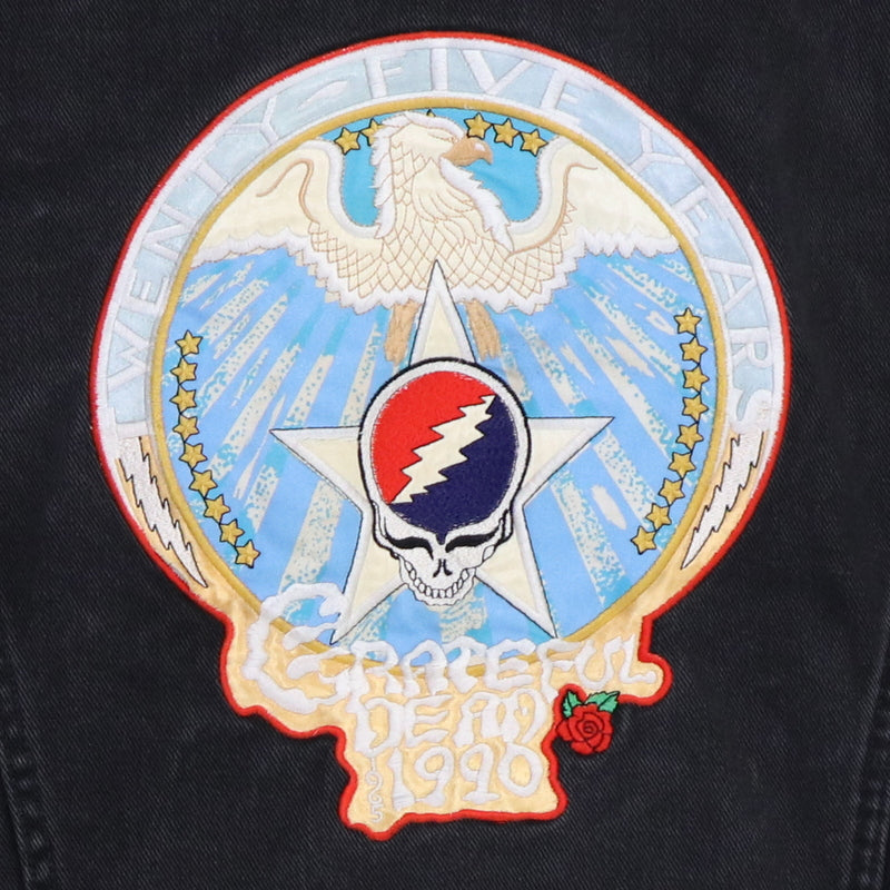 1990 Grateful Dead Twenty Five Years Tour Denim Jacket
