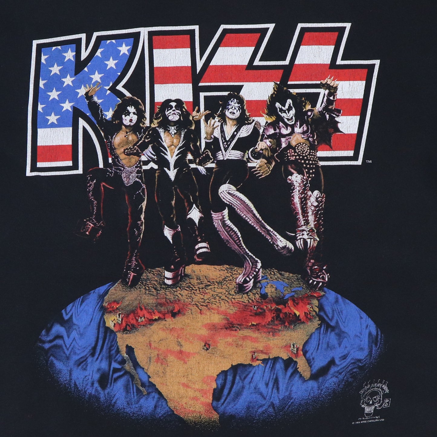 1996 Kiss Dallas Texas Tour Shirt