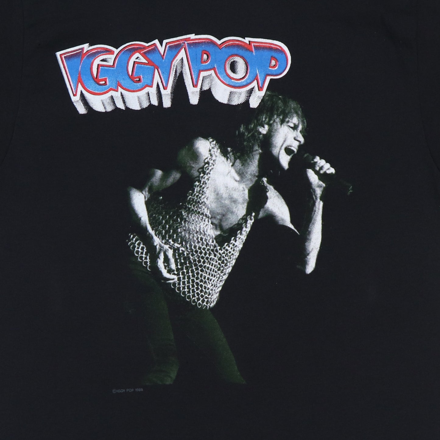 1988 Iggy Pop Raw Fucking Power Shirt