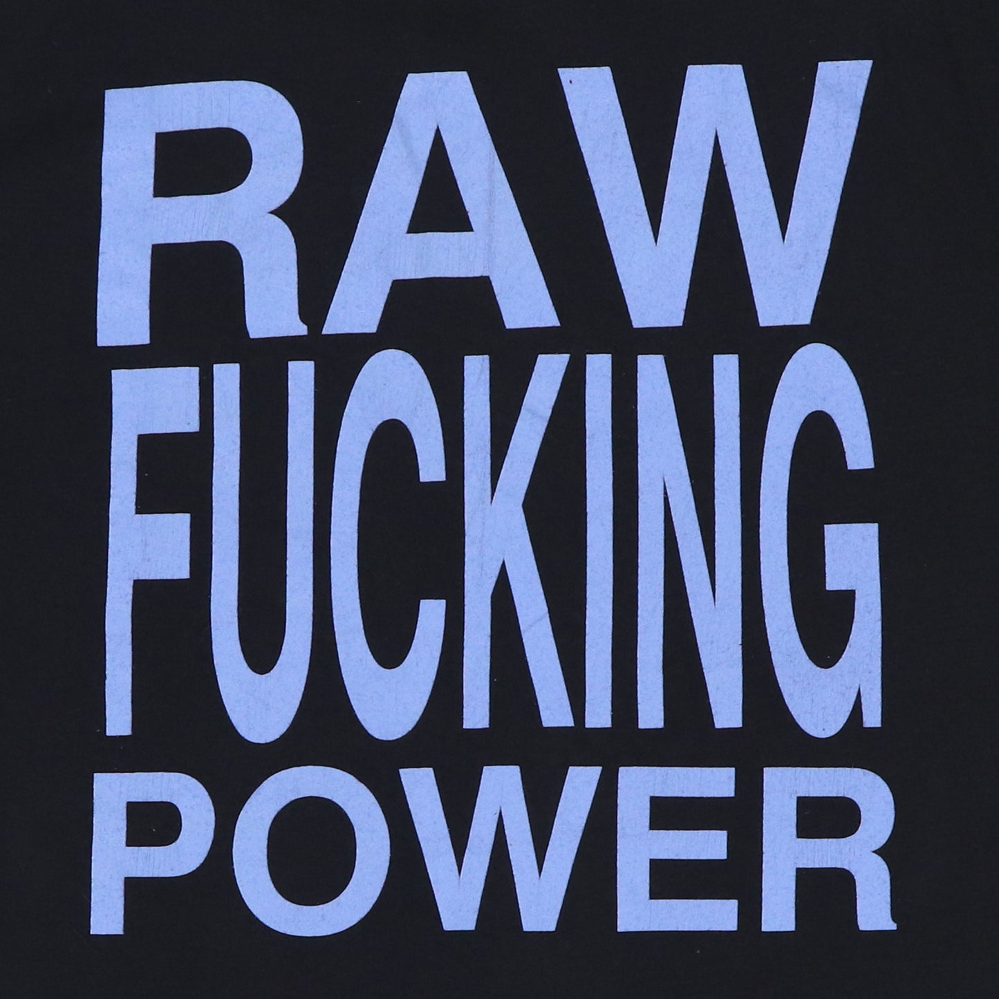 1988 Iggy Pop Raw Fucking Power Shirt