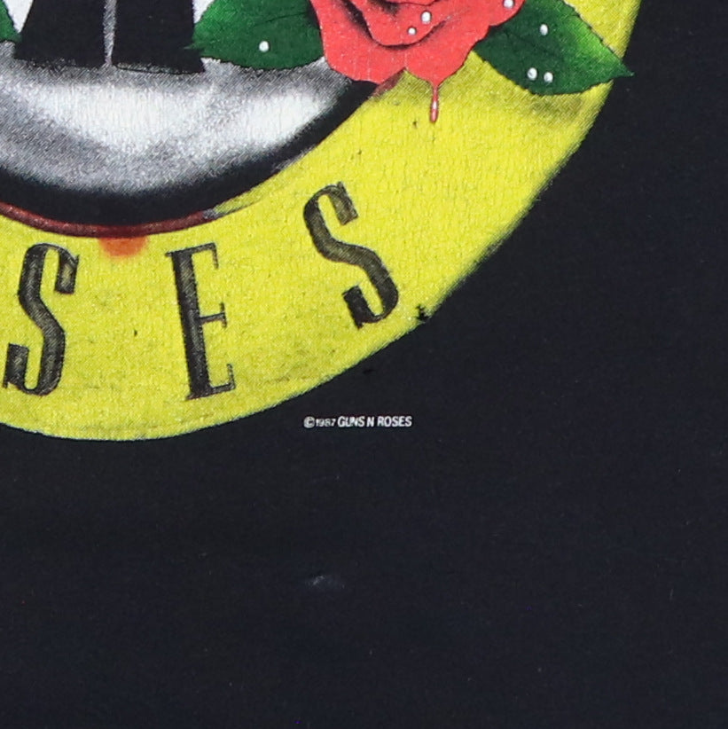 1987 Guns N Roses Was Here Shirt
