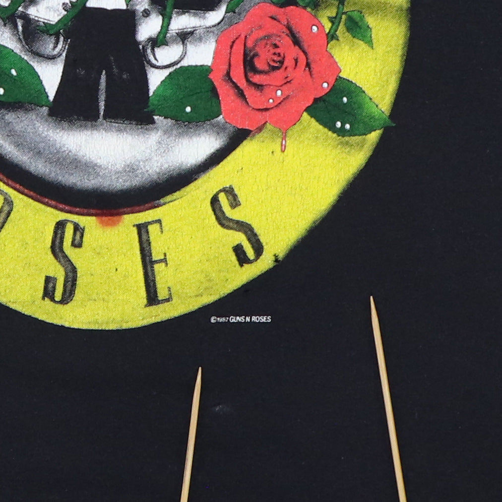 1987 Guns N Roses Was Here Shirt