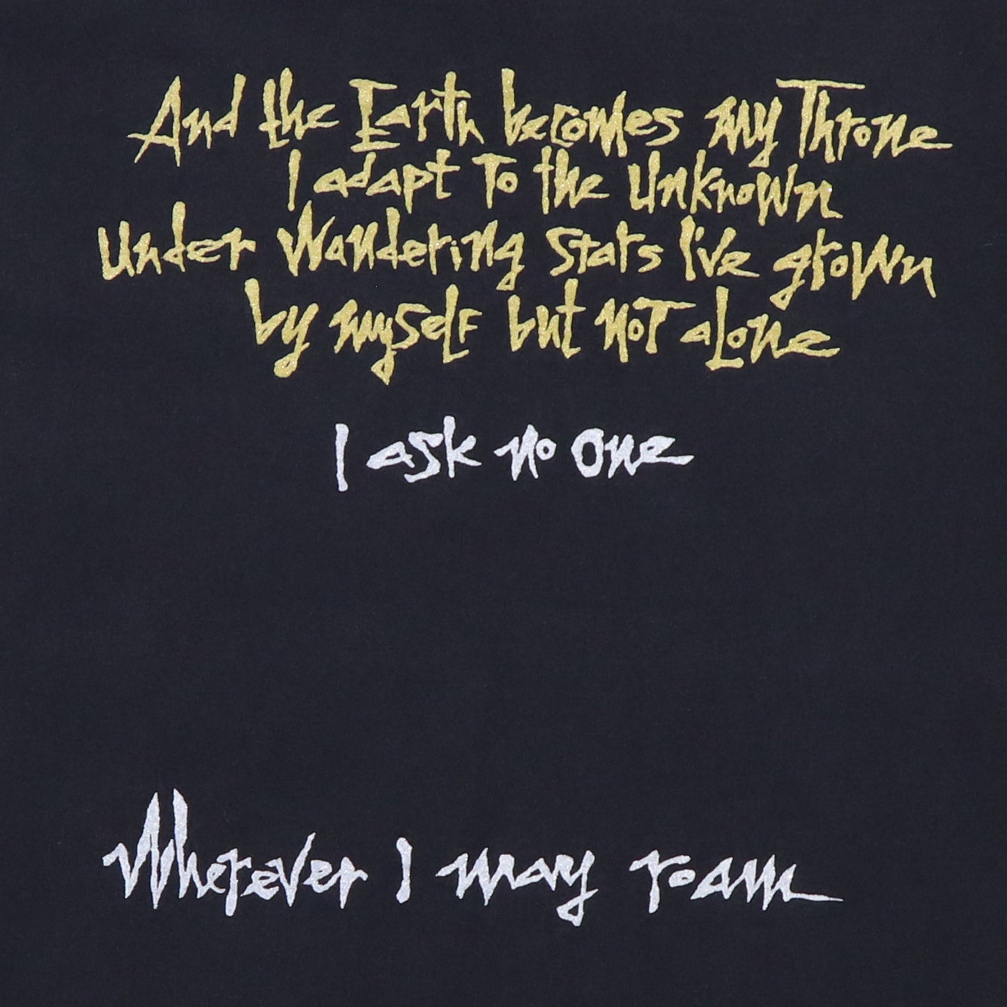 1992 Metallica Wherever I May Roam Shirt