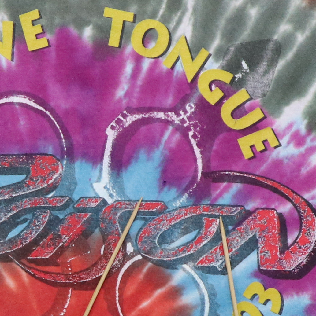1993 Poison Native Tongue Tour Tie Dye Shirt