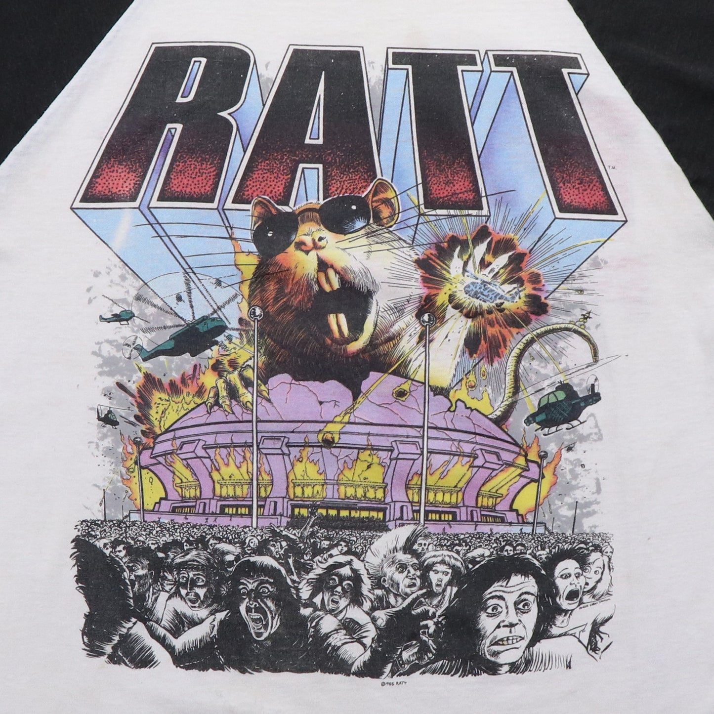 1985 Ratt Ratt Patrol Tour Jersey Shirt