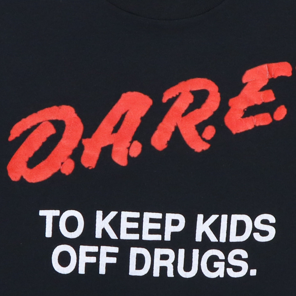 1980s Dare To Keep Kids Off Drugs Shirt
