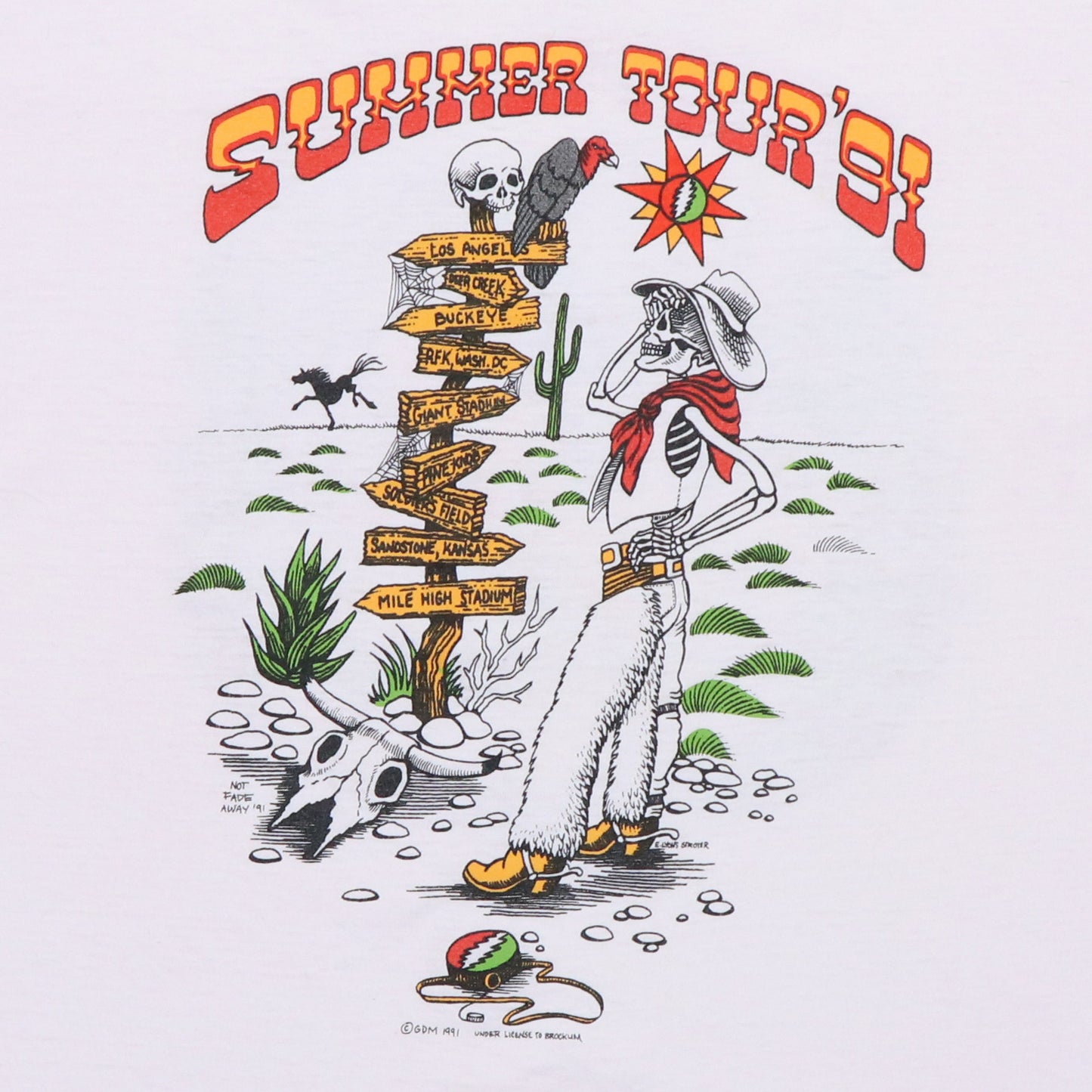 1991 Grateful Dead Summer Tour Shirt