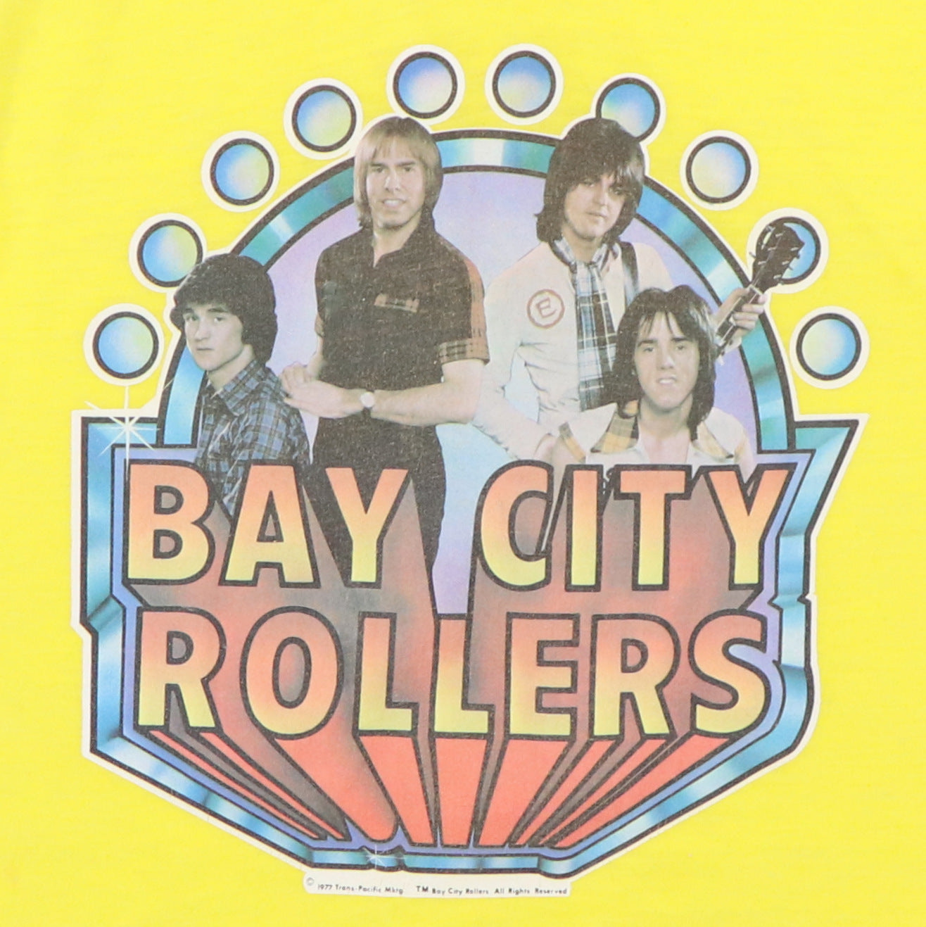 1970s Bay City Rollers Iron On Shirt