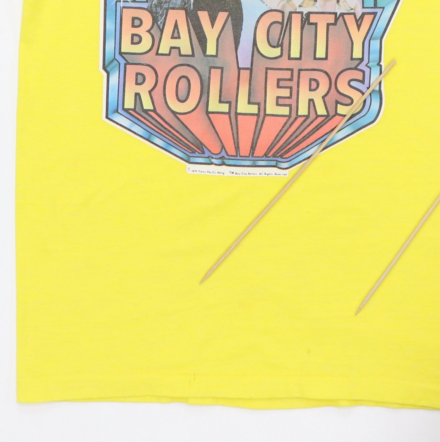 1970s Bay City Rollers Iron On Shirt