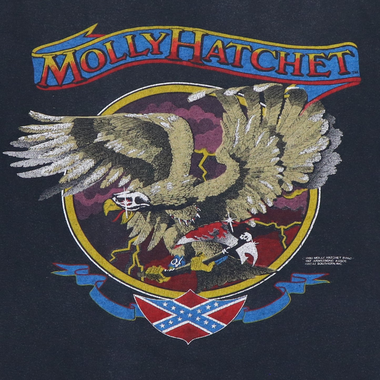 1980 Molly Hatchet Beatin The Odds World Tour Shirt