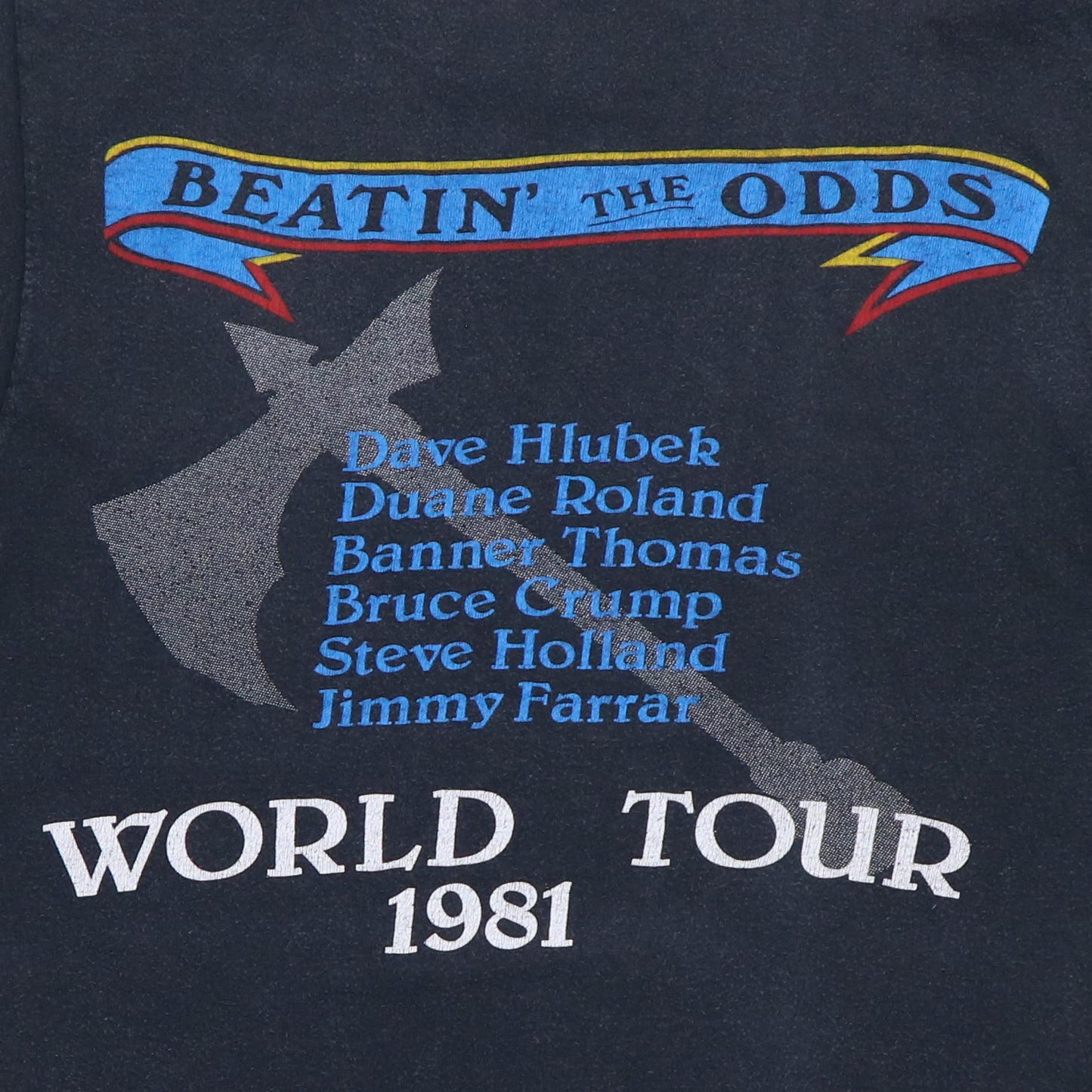 1980 Molly Hatchet Beatin The Odds World Tour Shirt