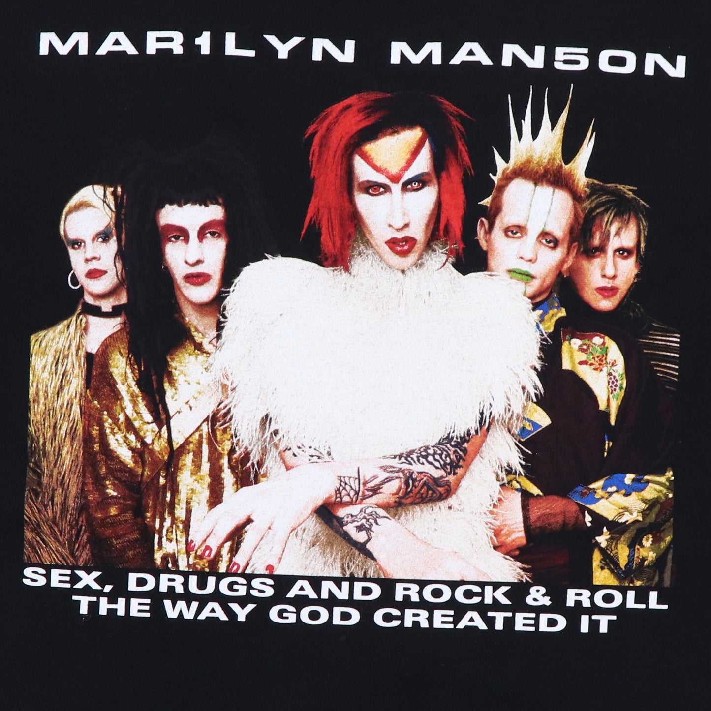 1999 Marilyn Manson Rock Is Dead Tour Shirt