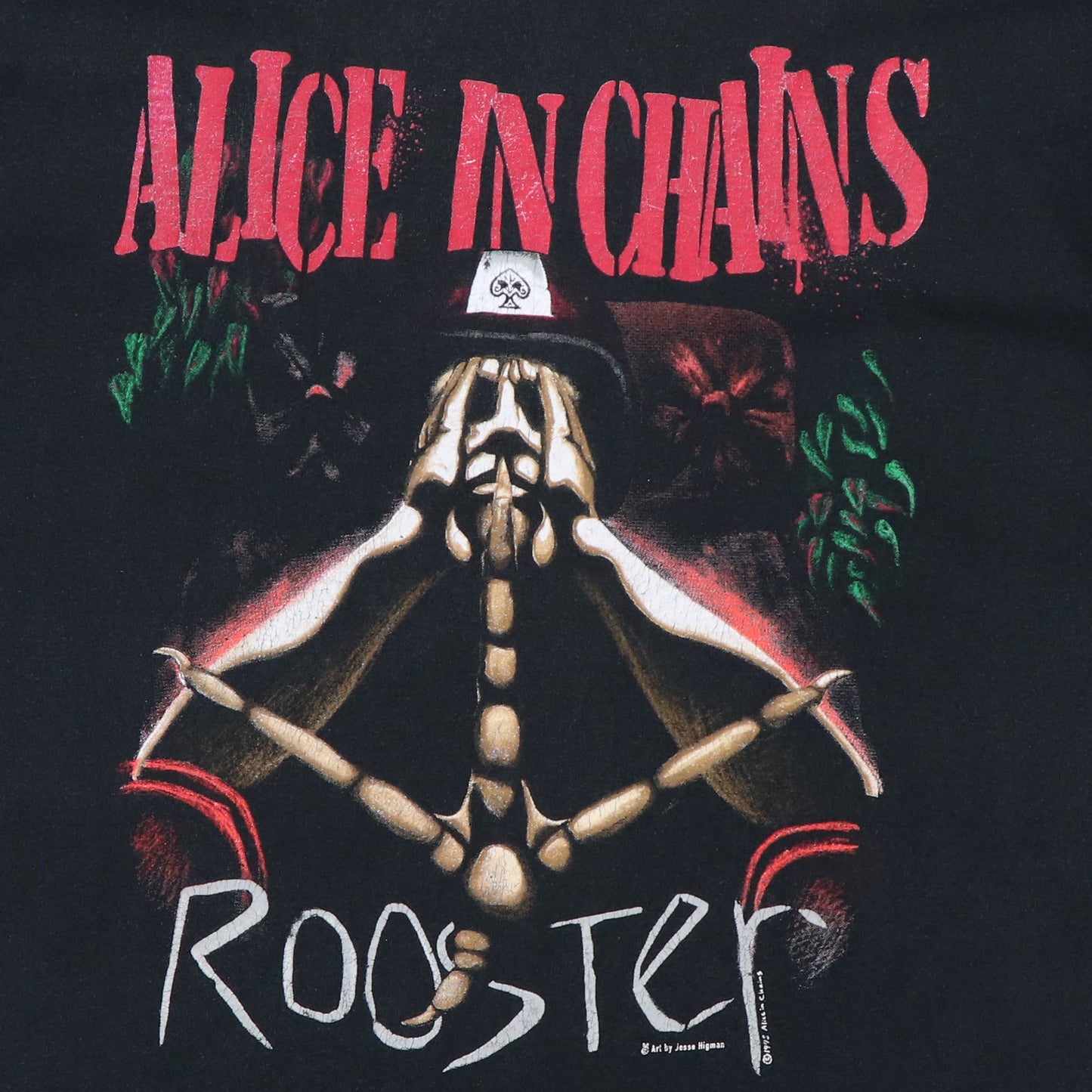 1993 Alice In Chains Rooster Shirt