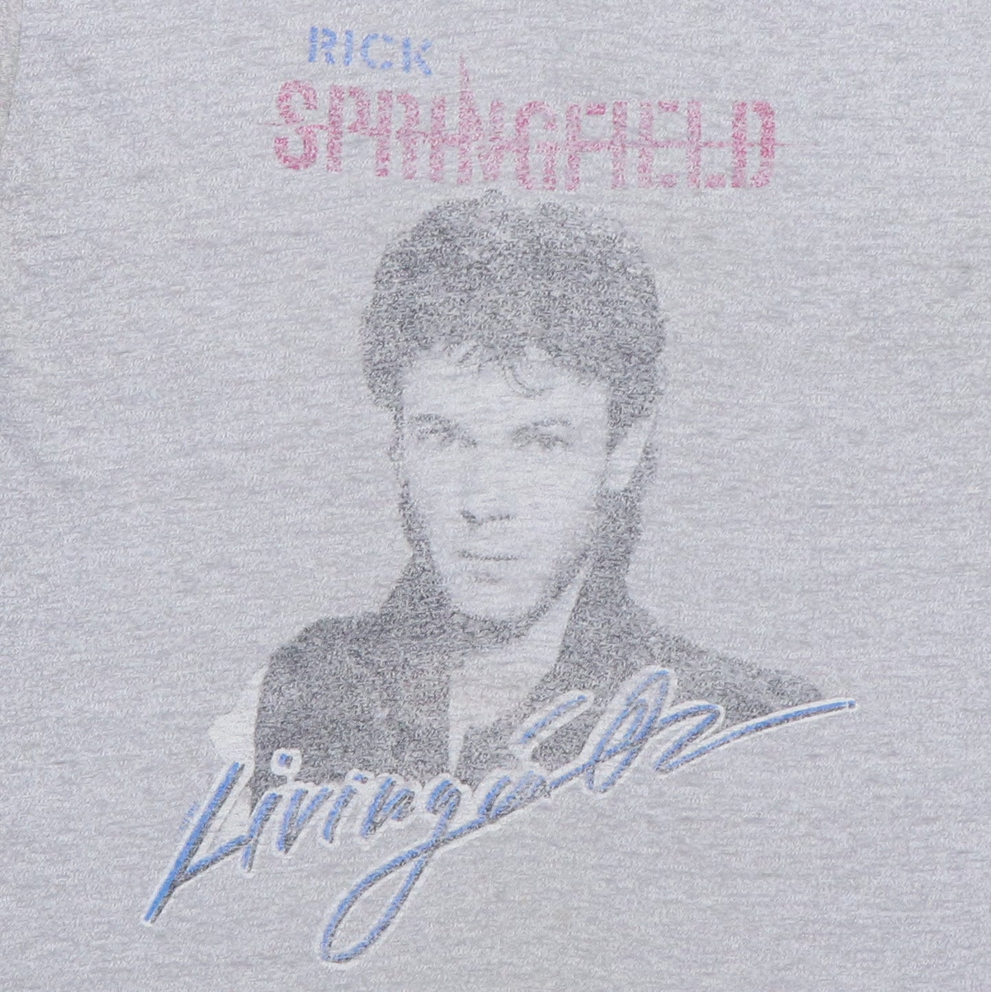 1983 Rick Springfield Living In Oz World Tour Shirt