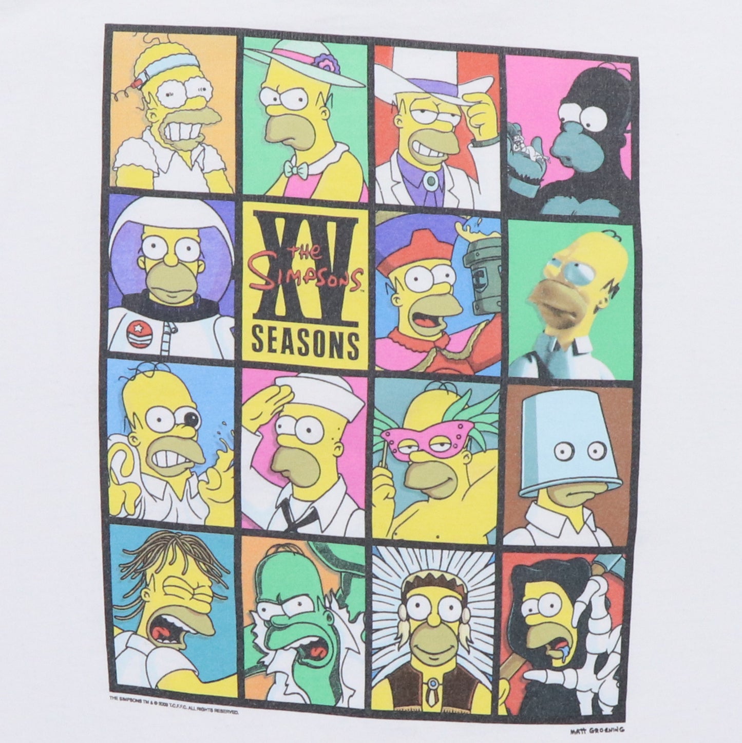 2004 The Simpsons XV Seasons Promo Shirt