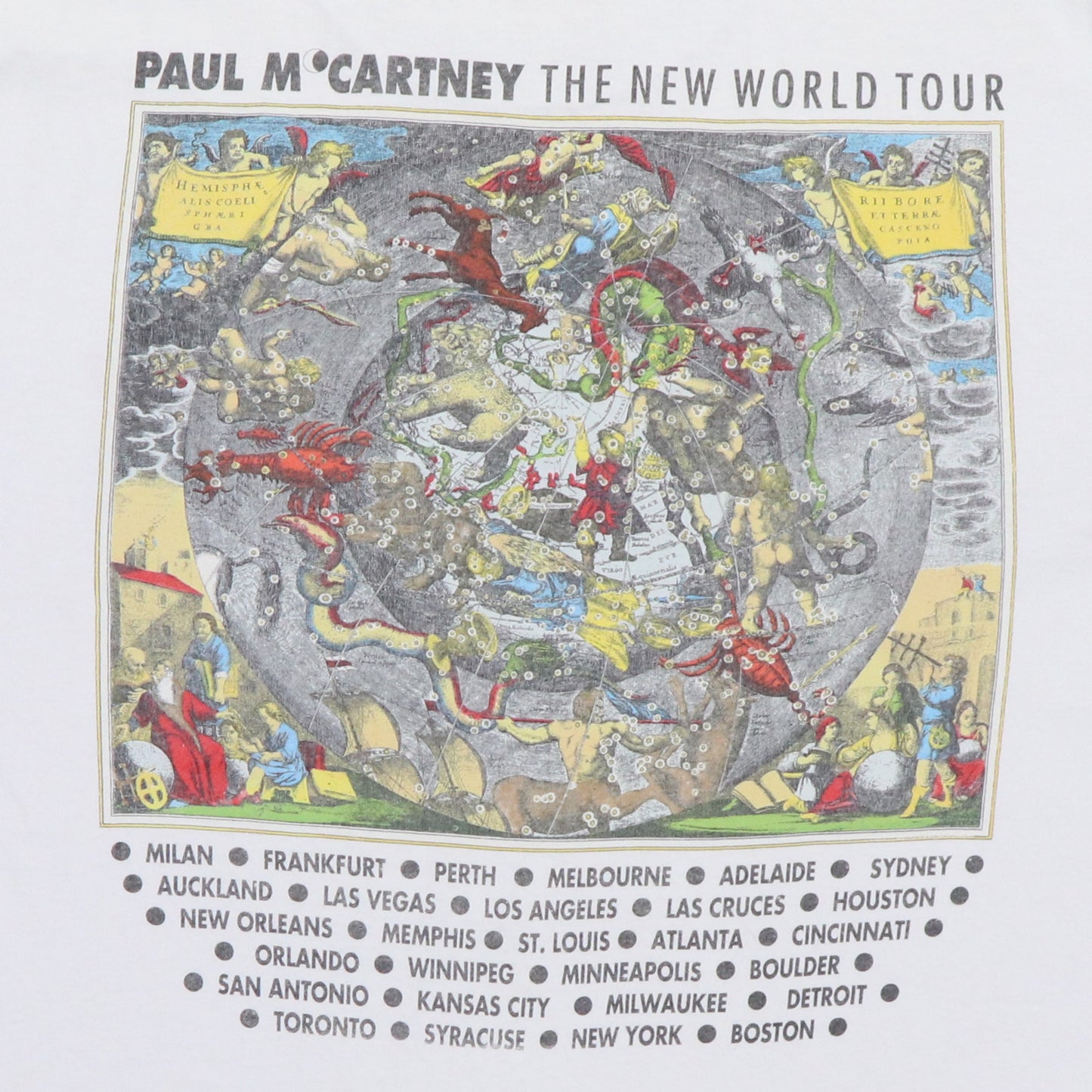 1993 Paul McCartney The New World Tour Shirt