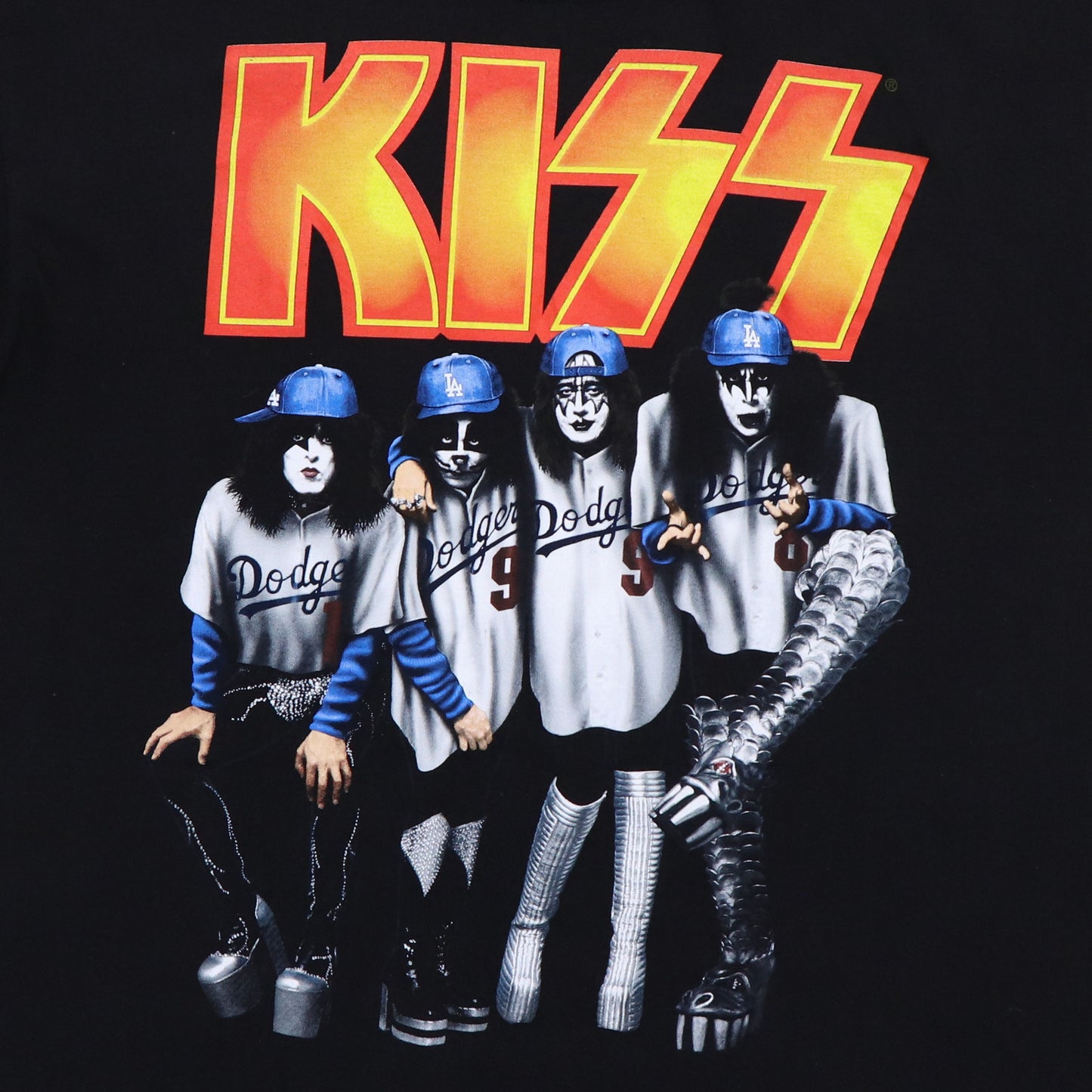 1998 Kiss Psycho Circus Los Angeles Dodgers Concert Shirt