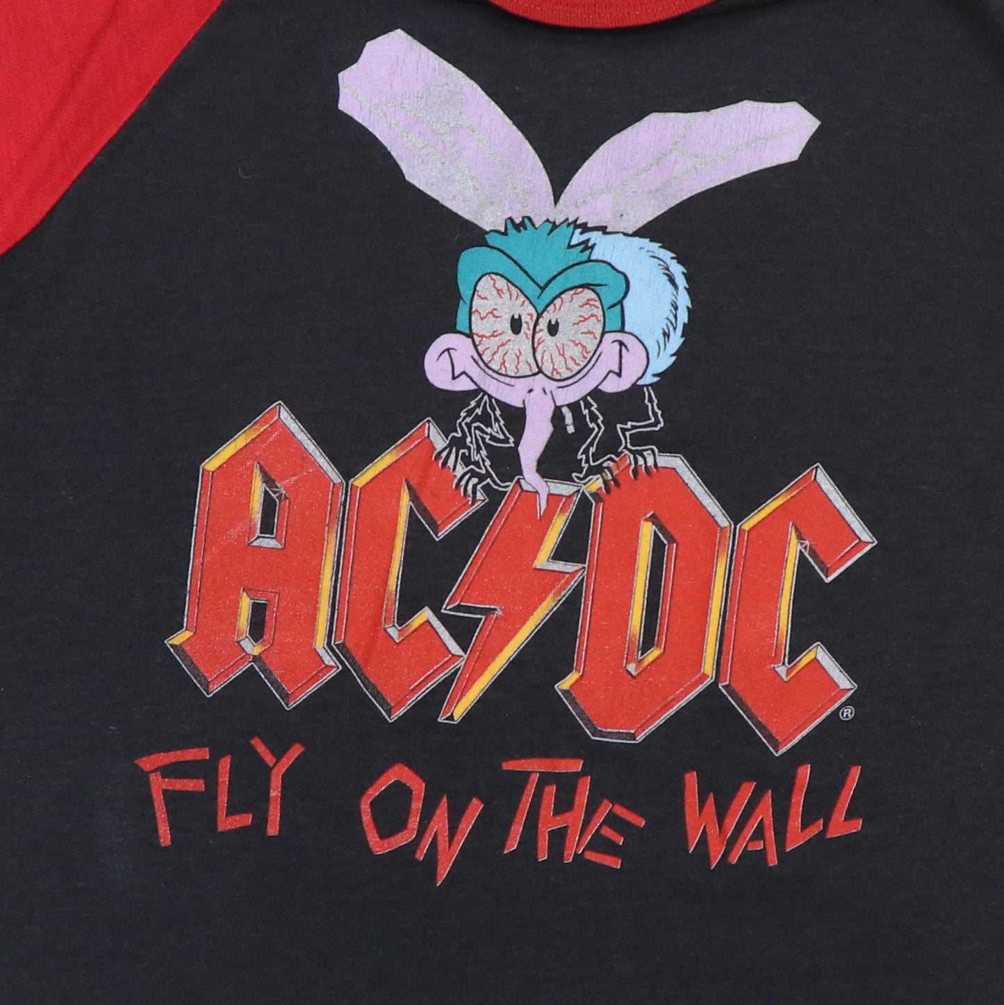 1985 ACDC Fly On The Wall Jersey Shirt