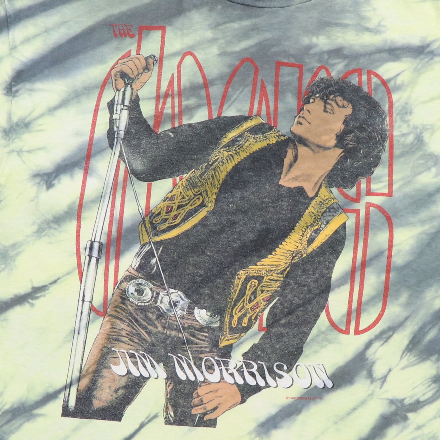 1988 The Doors Jim Morrison Tie Dye Shirt