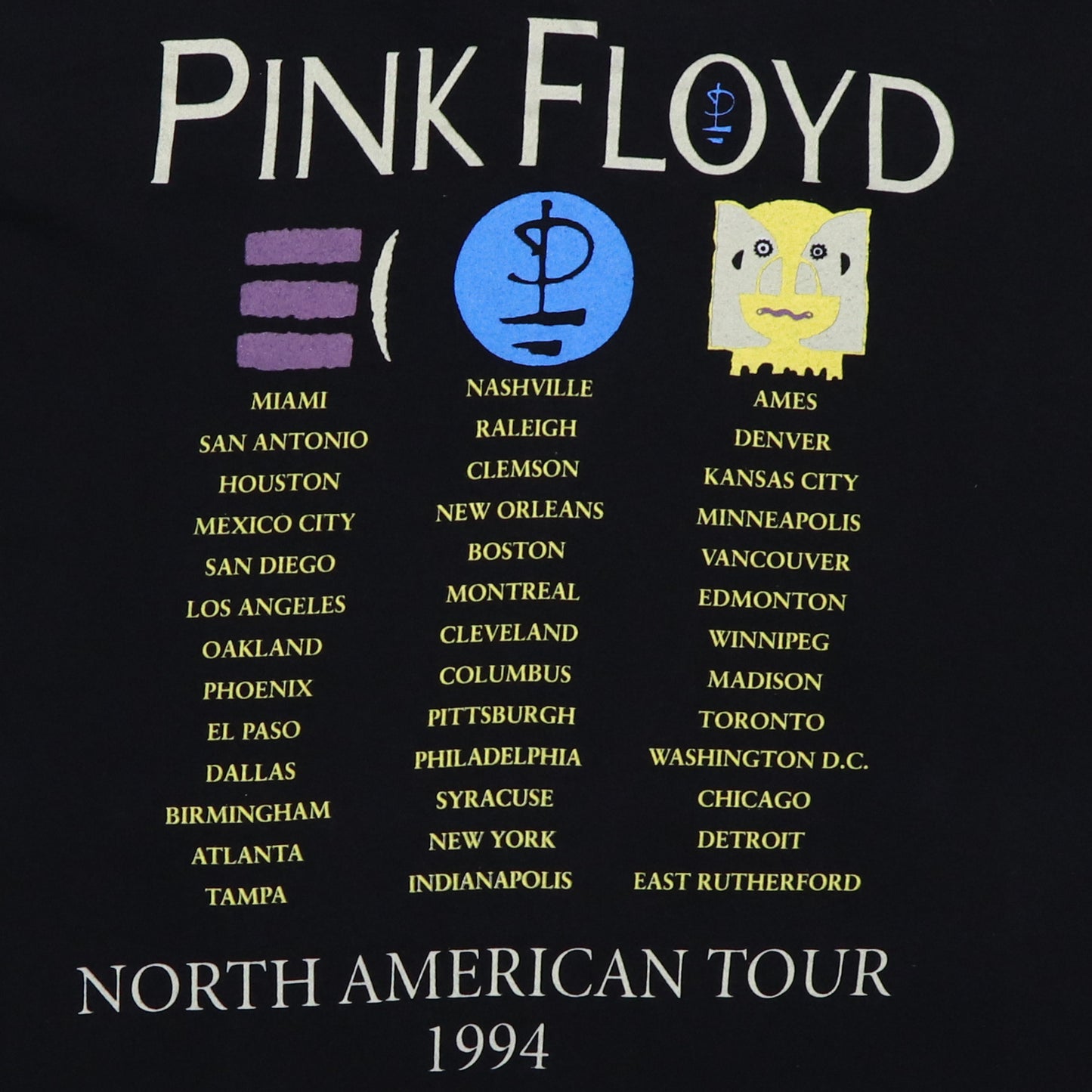 1994 Pink Floyd Division Bell Tour Shirt