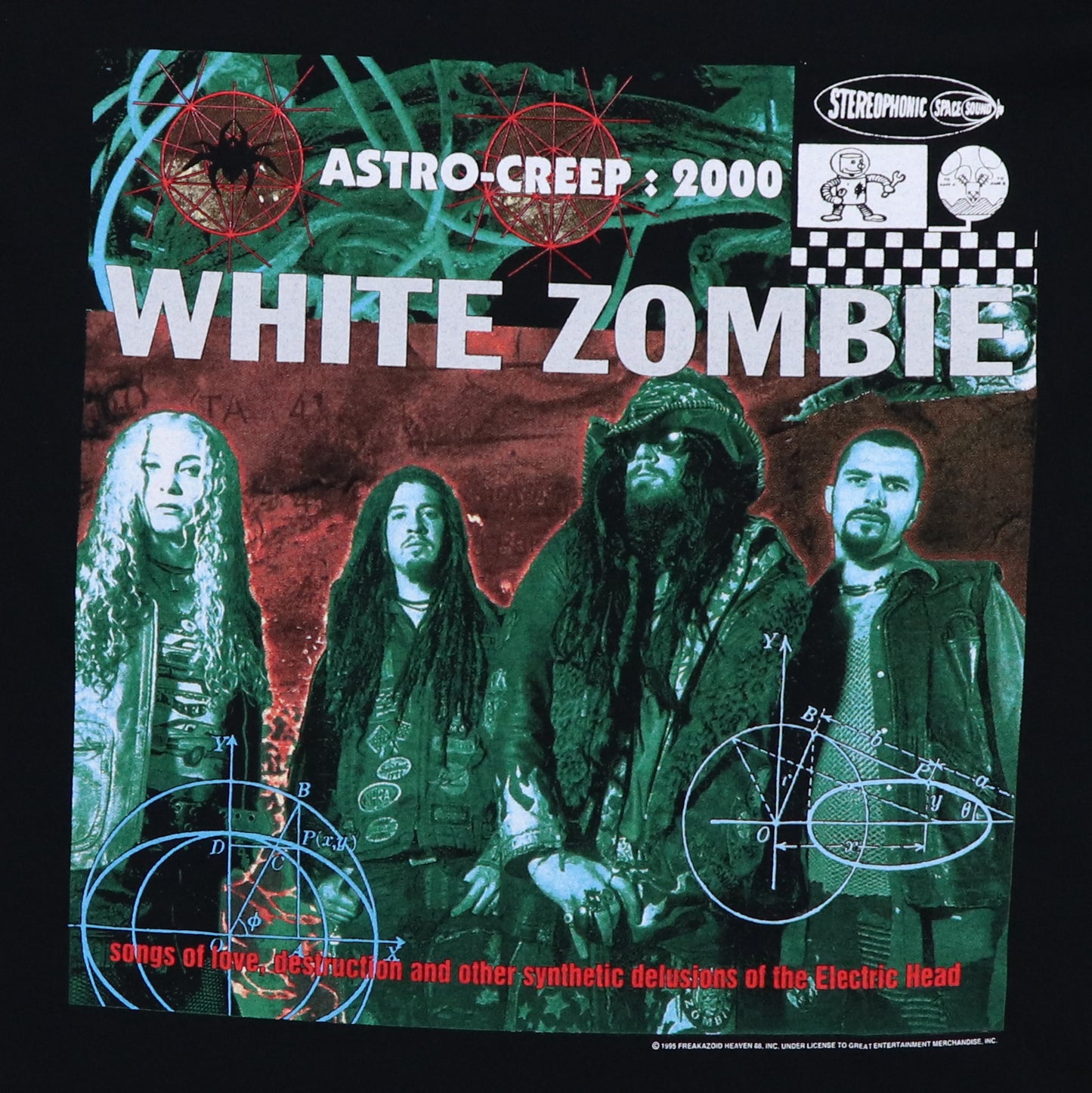 1995 White Zombie Astro Creep Tour Shirt