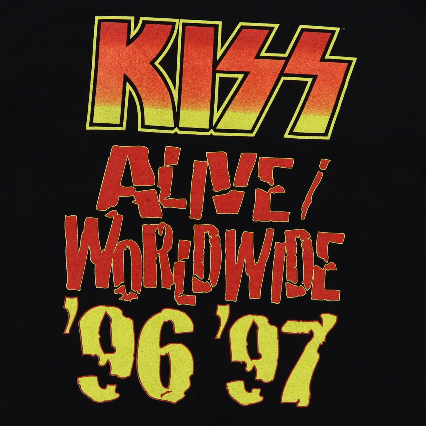 1996 Kiss Alive Worldwide Tour Shirt