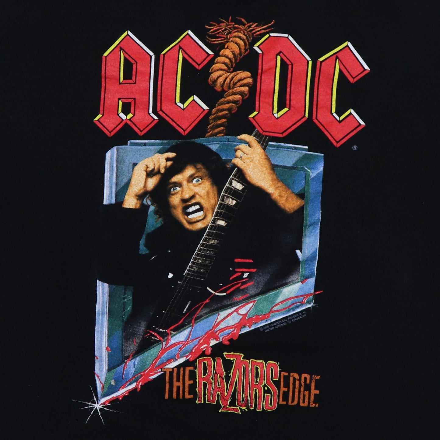 1990 ACDC Razors Edge World Tour Shirt