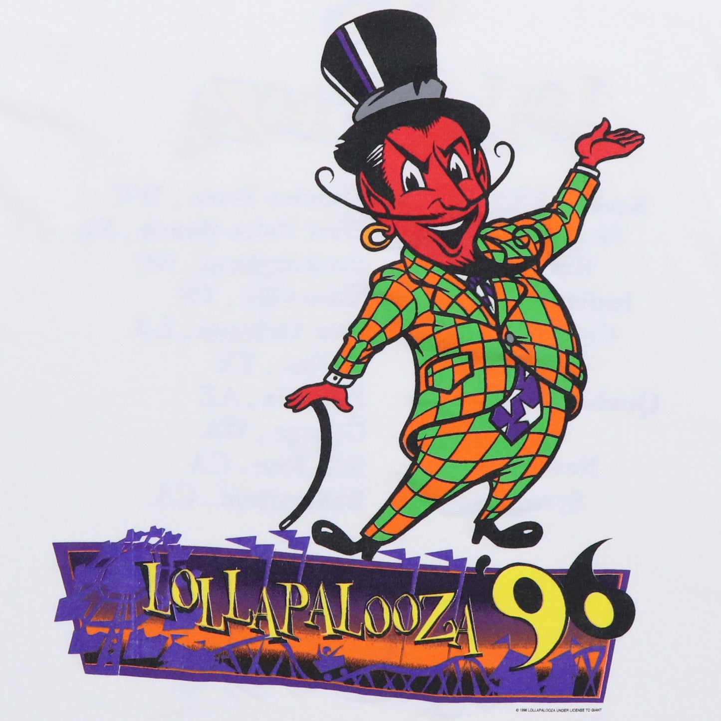 1996 Lollapalooza Tour Shirt