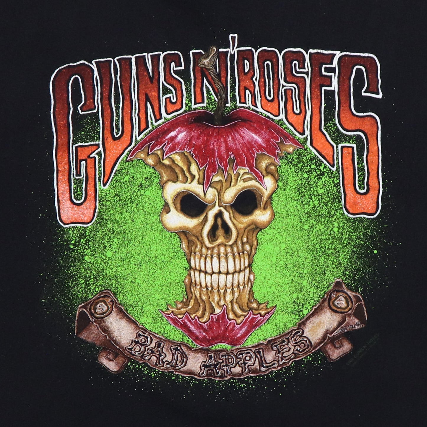 1992 Guns N Roses Bad Apple Use Your Illusion Tour Shirt