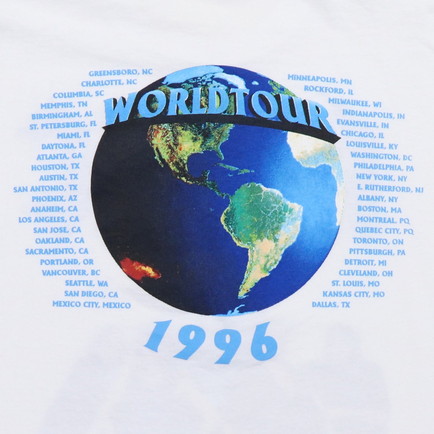 1996 ACDC Ballbreaker Word Tour Shirt