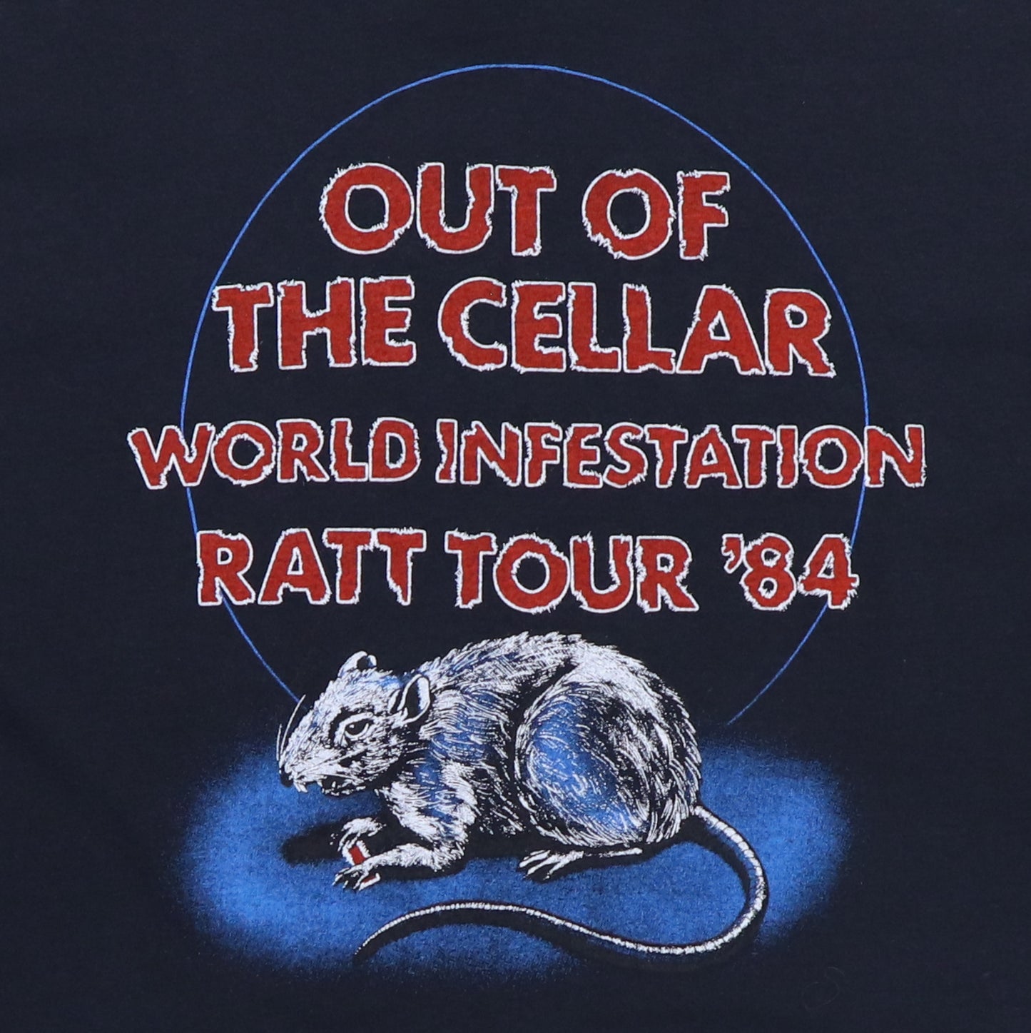 1983 Ratt Out Of The Cellar Tour Shirt