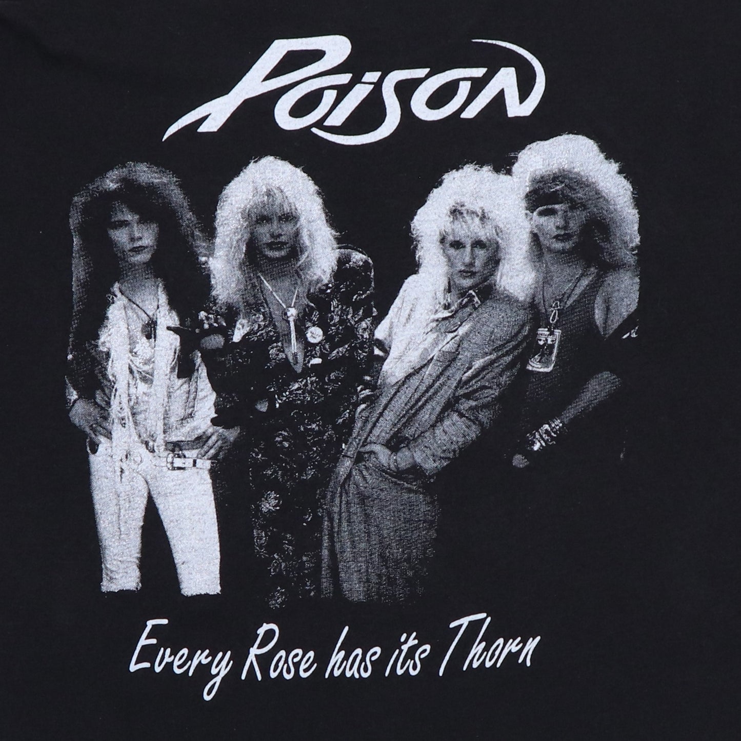 1980s Poison Every Rose Has It's Thorn Shirt