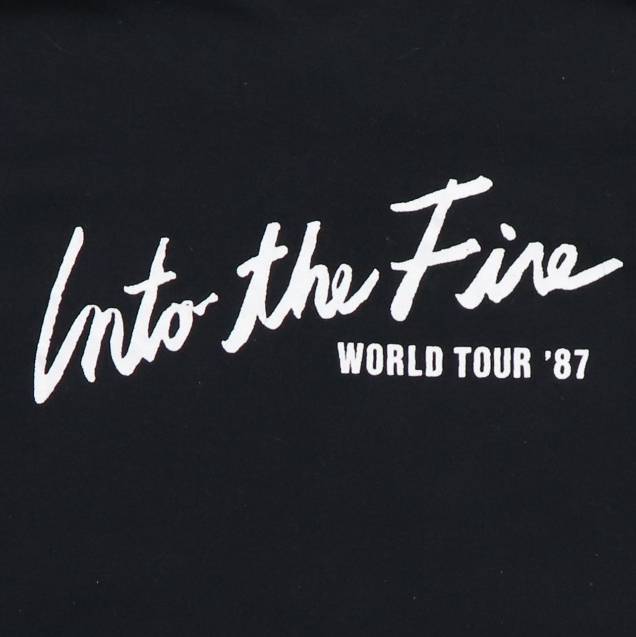 1987 Bryans Adams Into The Fire Tour Shirt