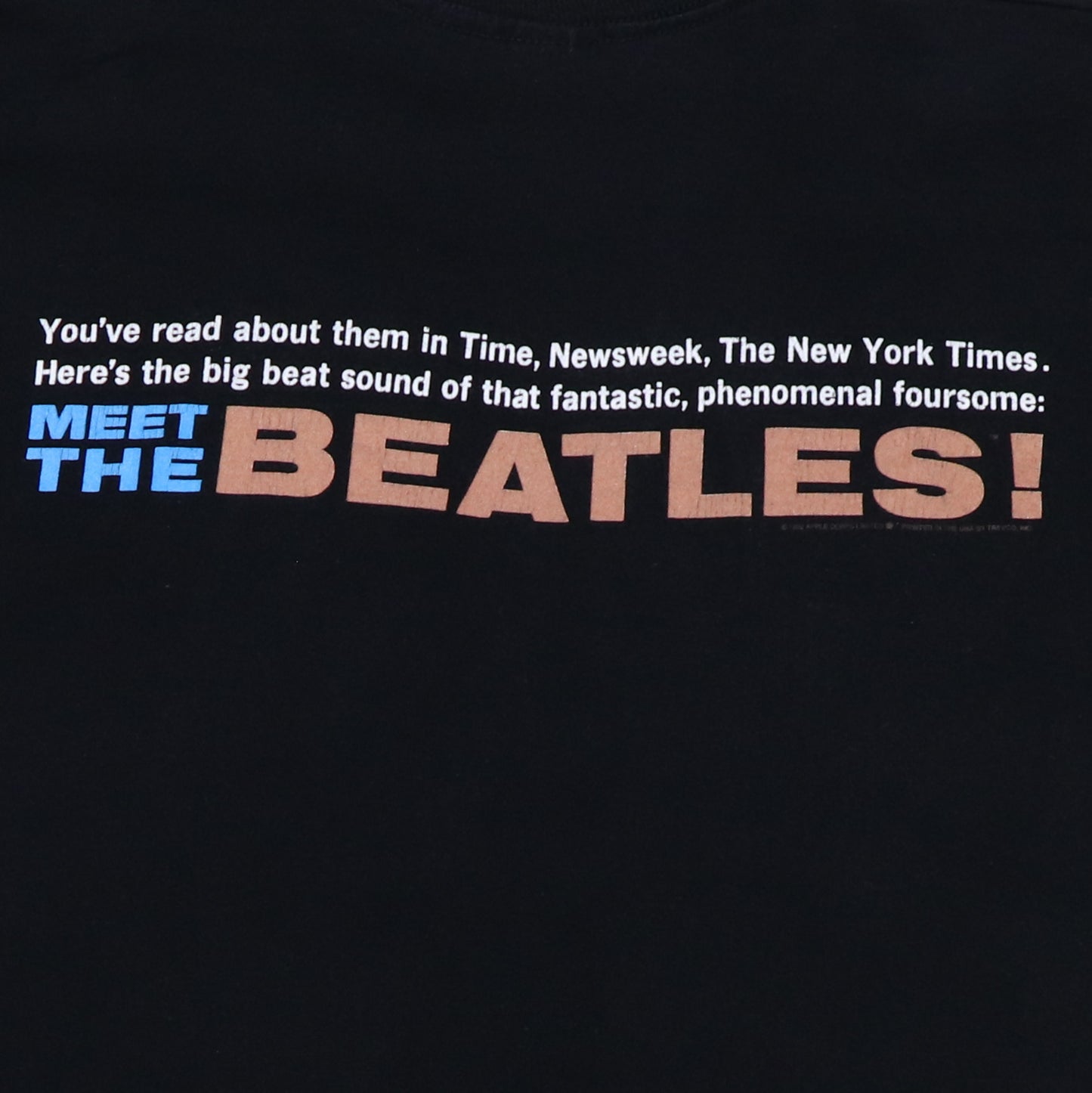 1990s Meet The Beatles Shirt