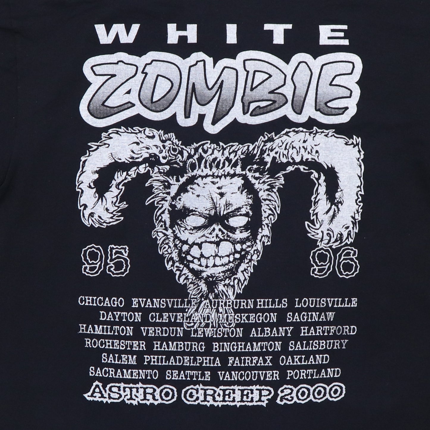 1995 White Zombie Astro Creep Tour Shirt