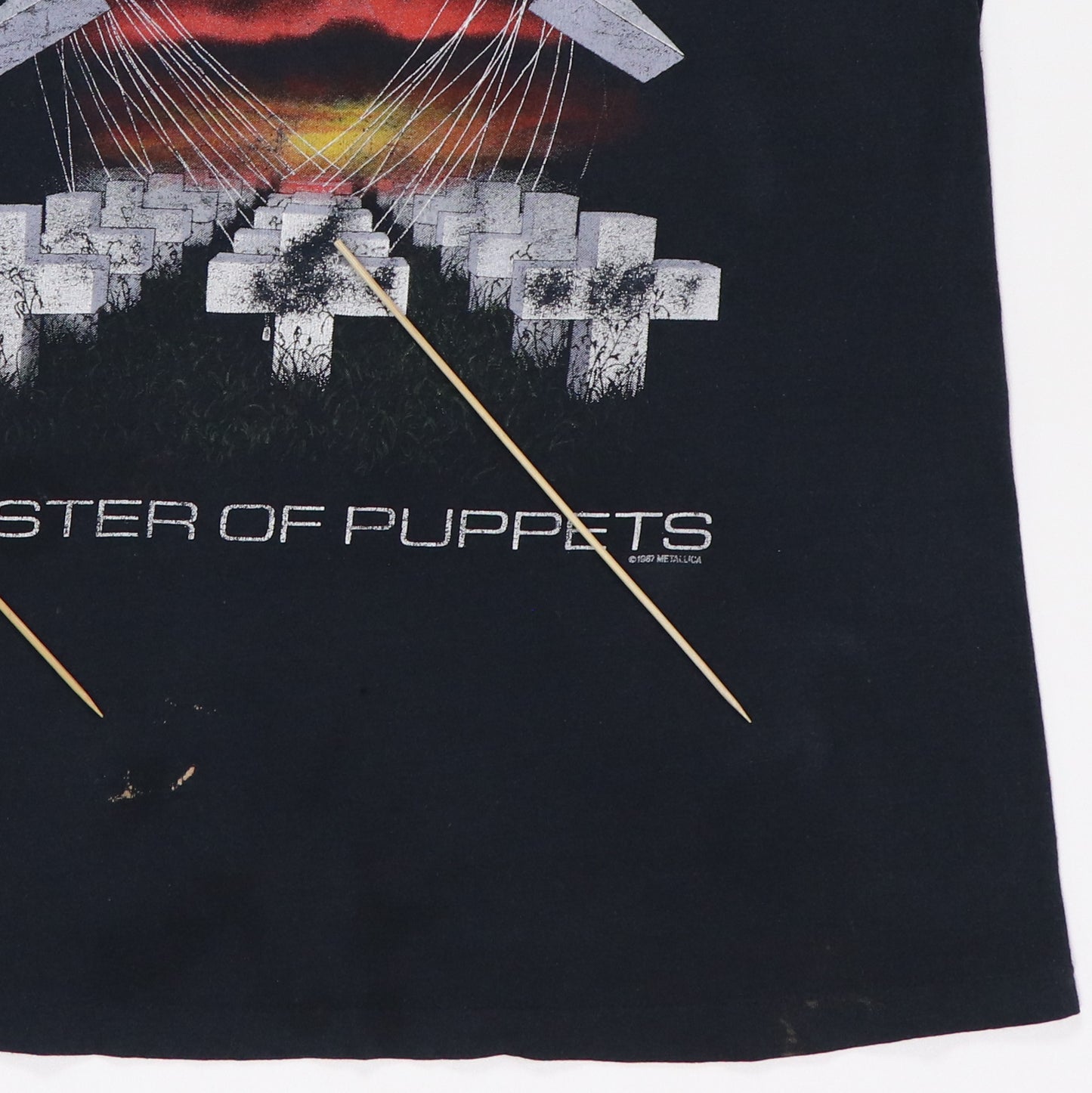 1987 Metallica Master Of Puppets Shirt