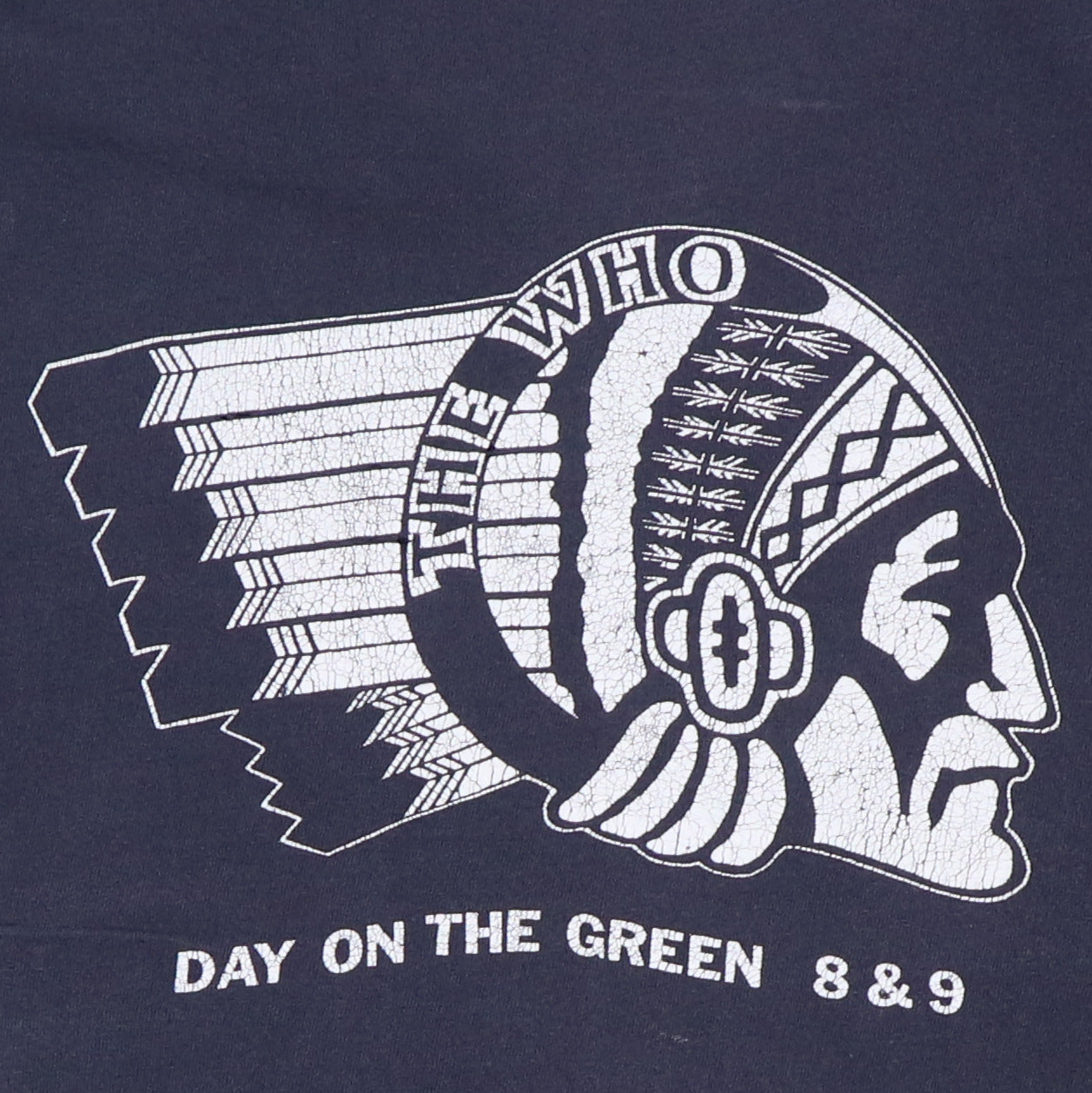 1976 Grateful Dead The Who Concert Shirt