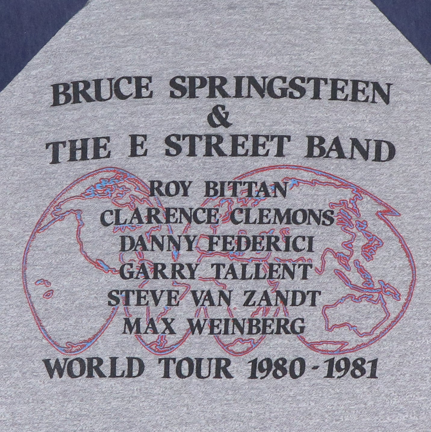 1980 Bruce Springsteen Tour Jersey Shirt