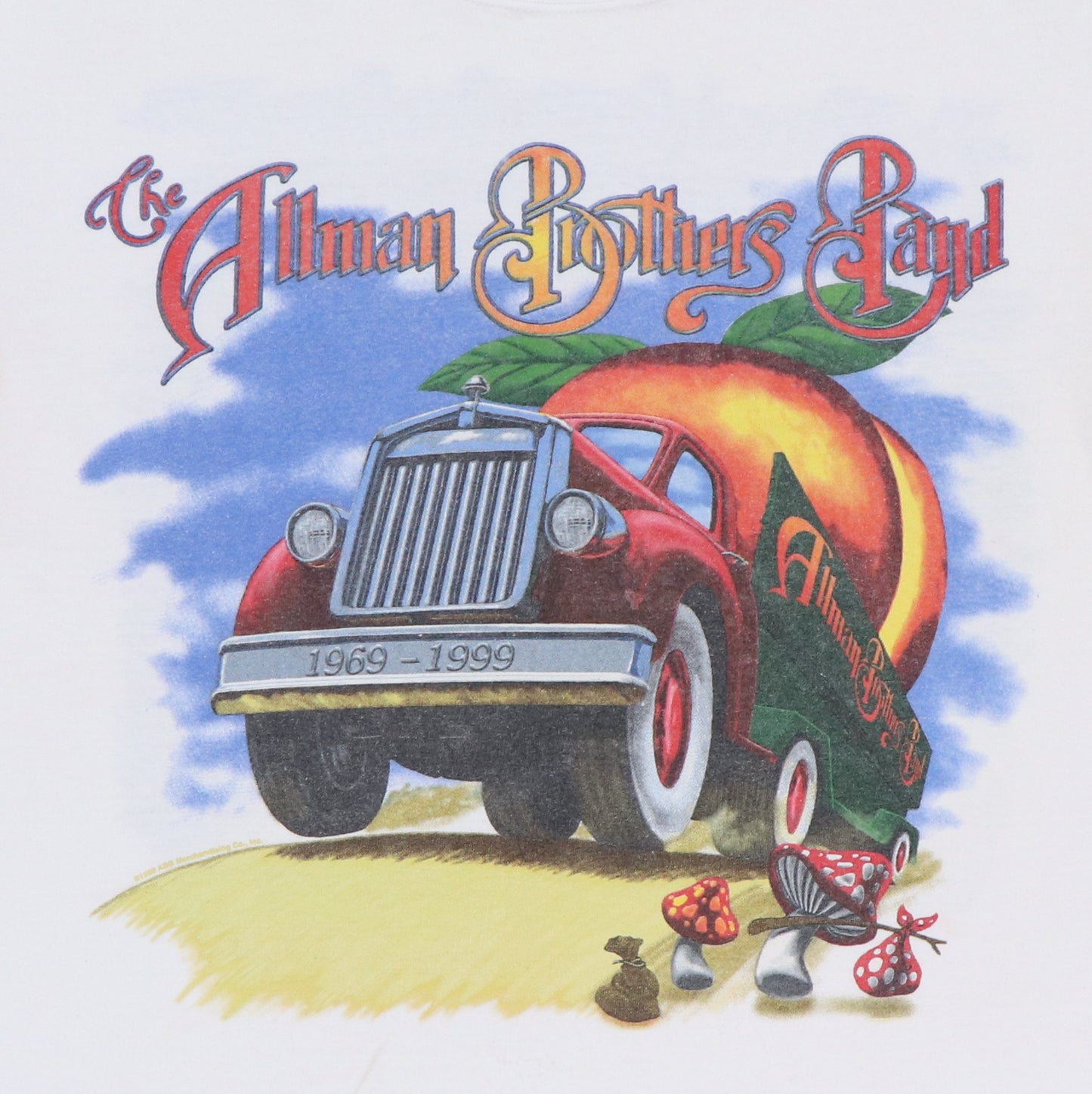 1999 Allman Brothers Road Goes On Forever Shirt