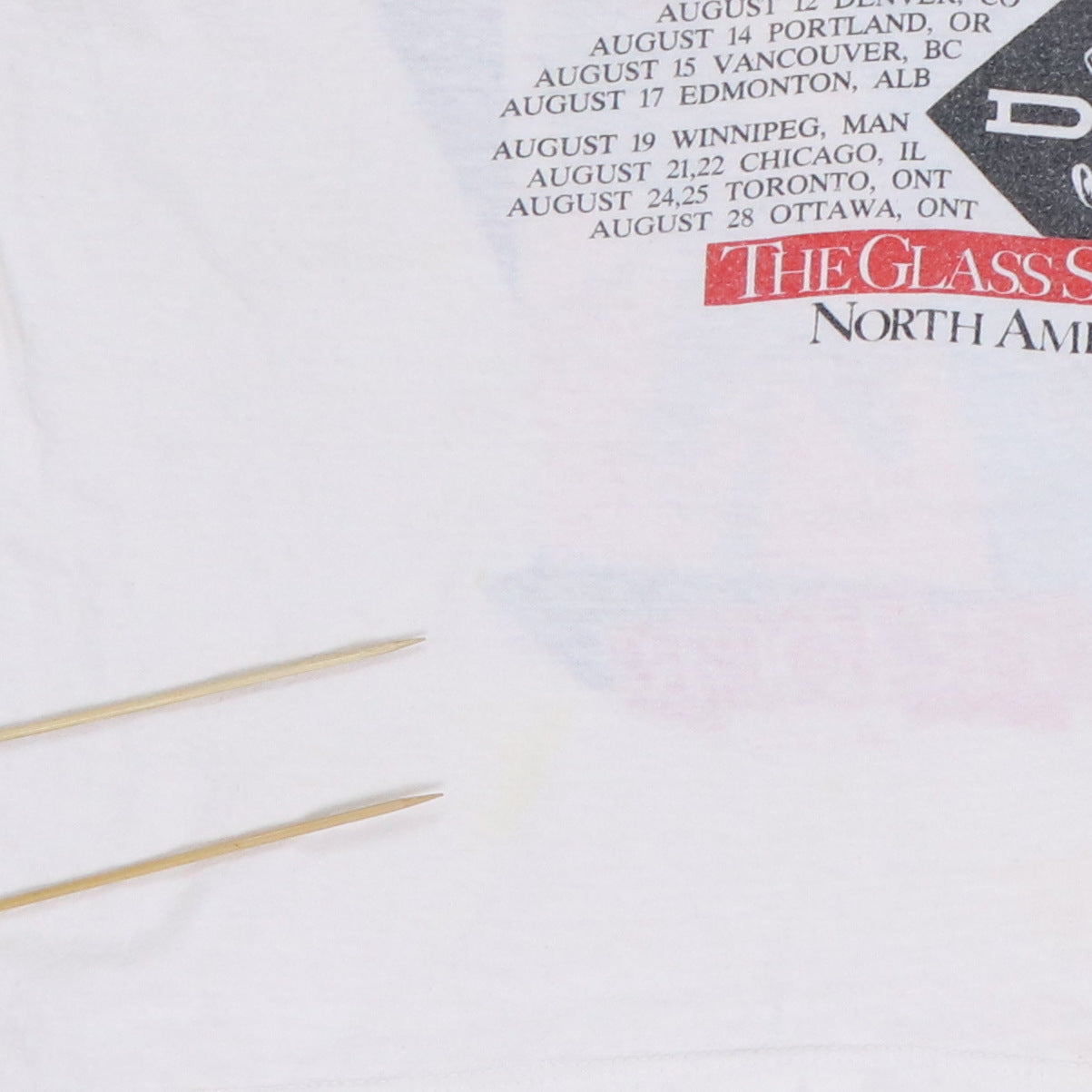 1987 David Bowie The Glass Spider Tour Shirt